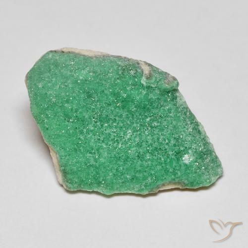 6.09ct Natural Verde médio Variscito Druso, Chique, Opaco