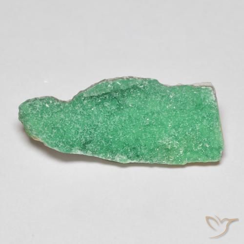 Variscito Druso trevo verde Natural 4.49ct, Chique, Opaco
