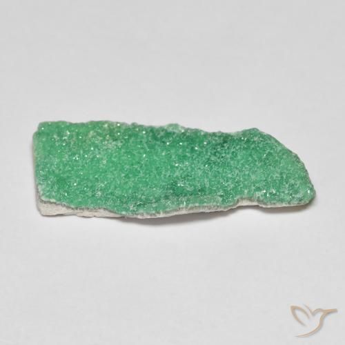 Variscito Druso trevo verde Natural 4.49ct, Chique, Opaco