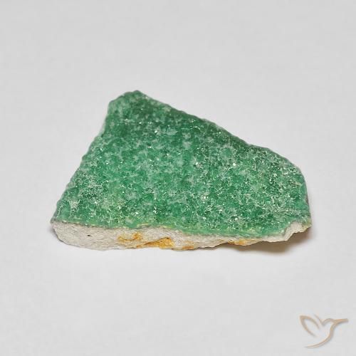 Variscito Druso trevo verde Natural 4.25ct, Chique, Opaco