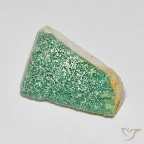 Variscito Druso Verde médio Natural 4.69ct, Chique, Opaco