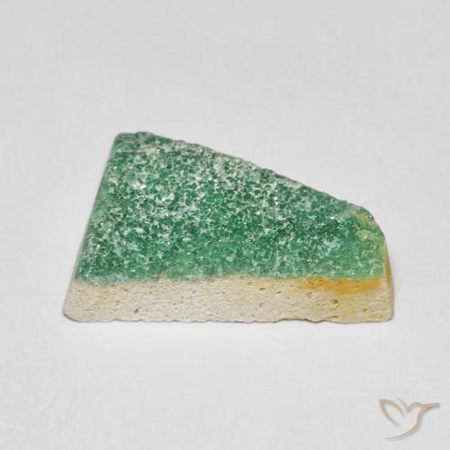 Variscito Druso Verde médio Natural 4.69ct, Chique, Opaco
