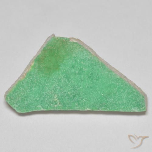 Variscito Druso Verde Trevo Claro Natural 12.67ct, Chique, Opaco