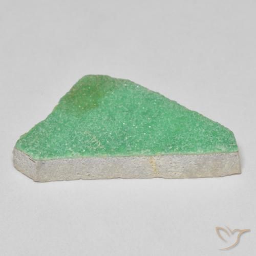 Variscito Druso Verde Trevo Claro Natural 12.67ct, Chique, Opaco
