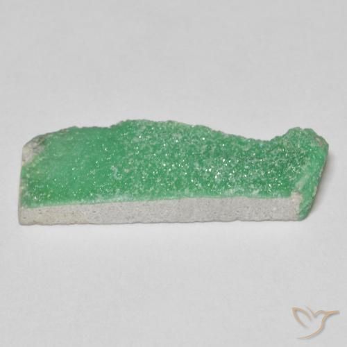 Variscito Druso Verde amarelado claro Natural 6.16ct, Chique, Opaco