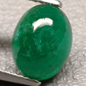 Esmeralda verde natural 2,50ct, transparente, transparente/translúcido