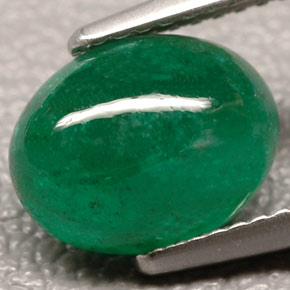 Esmeralda verde natural 2,50ct, transparente, transparente/translúcido