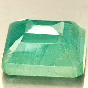 Esmeralda verde natural 7,12ct, corte esmeralda, SI-I1
