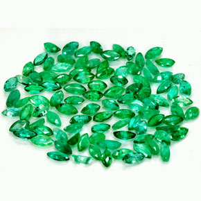 Pedras preciosas de esmeralda verde natural de  ct, marquise, SI