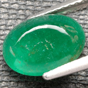 Esmeralda verde natural 2,64ct, transparente, transparente/translúcido