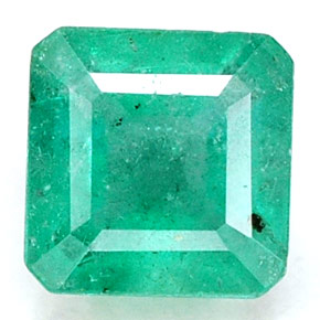 Esmeralda verde natural 0,80ct, corte esmeralda, SI-I1
