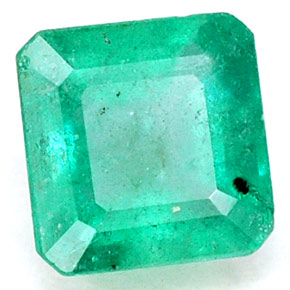 Esmeralda verde natural 0,80ct, corte esmeralda, SI-I1