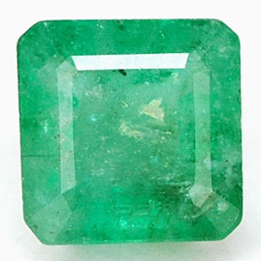 Esmeralda verde natural 0,63ct, corte esmeralda, I1