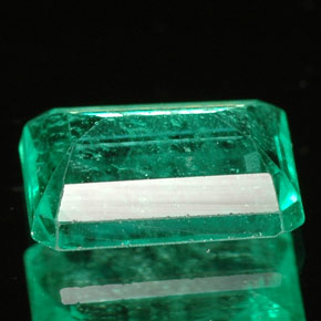 Esmeralda verde natural 1,50ct, corte esmeralda, SI-I1