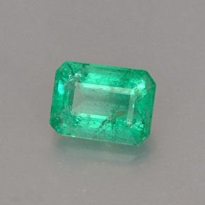 Esmeralda verde natural 1,10ct, corte esmeralda, SI-I1