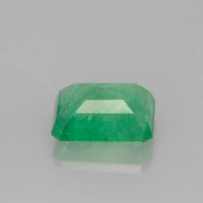 Esmeralda verde natural 1,64ct, corte esmeralda, I1