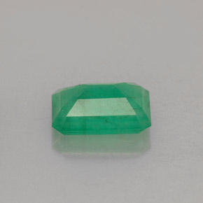 Esmeralda verde natural 1,28ct, corte esmeralda, I1