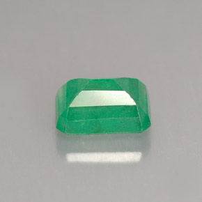 Esmeralda verde natural 1,59ct, corte esmeralda, I1