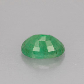 Esmeralda verde natural 1,17ct, corte oval, SI-I1