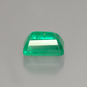 Esmeralda verde natural 1,19ct, corte esmeralda, SI-I1