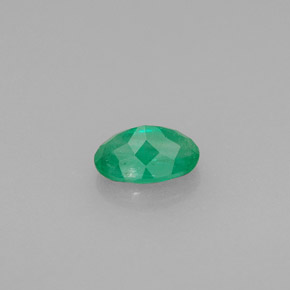 Esmeralda verde natural 0,46ct, corte oval, SI-I1