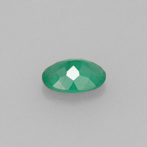 Esmeralda verde natural 0,52ct, corte oval, I1