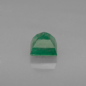 Esmeralda verde natural 0,77ct, quadrado, I1