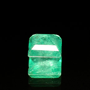 Esmeralda verde natural 0,50ct, quadrado, SI-I1