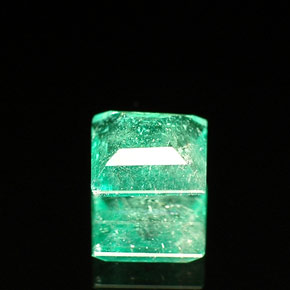 Esmeralda verde natural 0,49ct, quadrado, SI-I1