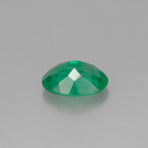 Esmeralda verde natural 0,83ct, corte oval, SI-I1