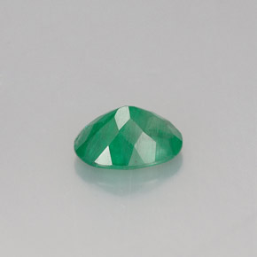 Esmeralda verde natural 0,72ct, corte oval, SI-I1