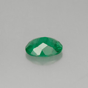 Esmeralda verde natural 0,71ct, corte oval, SI-I1