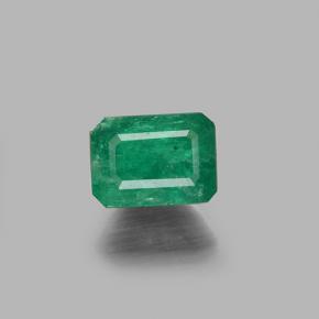 Esmeralda verde natural 0,71ct, corte esmeralda, I1