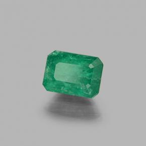 Esmeralda verde natural 0,71ct, corte esmeralda, I1