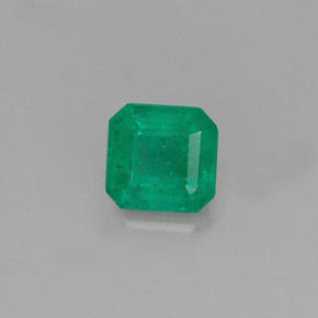 Esmeralda verde natural 0,50ct, corte esmeralda, I1
