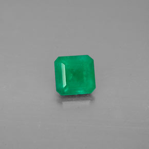 Esmeralda verde natural 0,47ct, corte esmeralda, I1