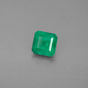 Esmeralda verde natural 0,47ct, corte esmeralda, I1