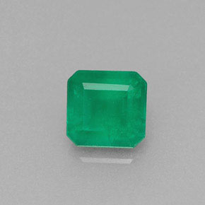 Esmeralda verde natural 0,46ct, corte esmeralda, I1