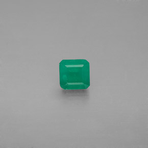Esmeralda verde natural 0,48ct, corte esmeralda, I1