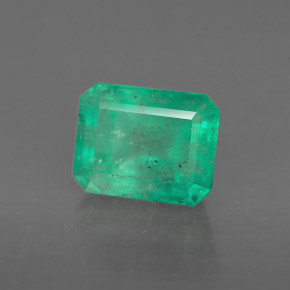Esmeralda verde natural 2,09ct, corte esmeralda, I1