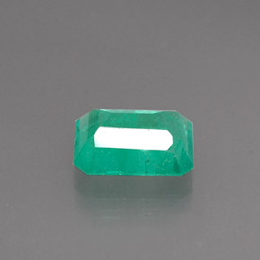 Esmeralda verde natural 1,11ct, corte esmeralda, I1