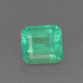 Esmeralda verde natural 1,31ct, corte esmeralda, SI-I1