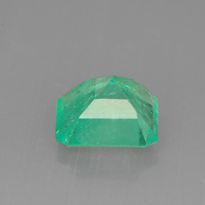 Esmeralda verde natural 1,26ct, corte esmeralda, SI-I1