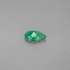 Esmeralda Verde Natural 0.53ct, Formato de pêra, SI-I1
