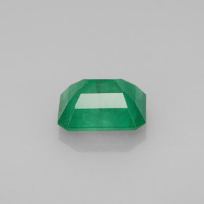 Esmeralda verde natural 1,42ct, corte esmeralda, I1