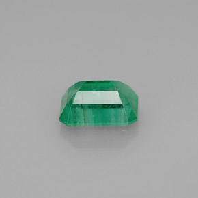 Esmeralda verde natural 1,53ct, corte esmeralda, I1