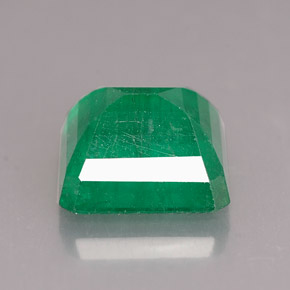Esmeralda verde natural 4,42ct, corte esmeralda, SI