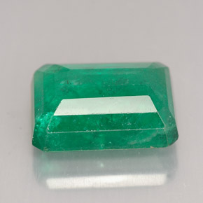 Esmeralda verde natural 7,55ct, corte esmeralda, SI-I1
