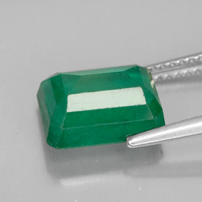 Esmeralda Verde Natural 3.75ct, Corte Esmeralda, SI-I1