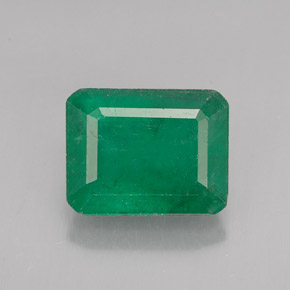 Esmeralda verde natural 2,98ct, corte esmeralda, SI-I1